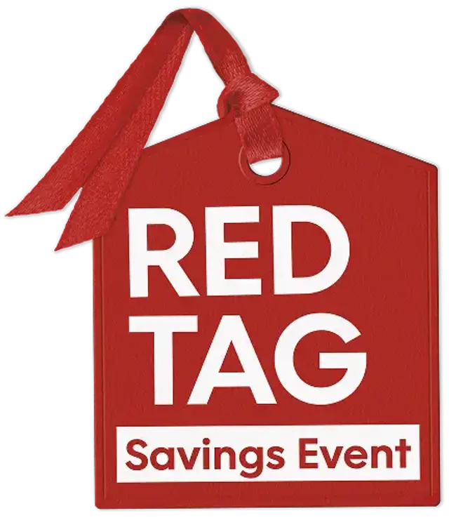 Red Tag Sale Event Logo